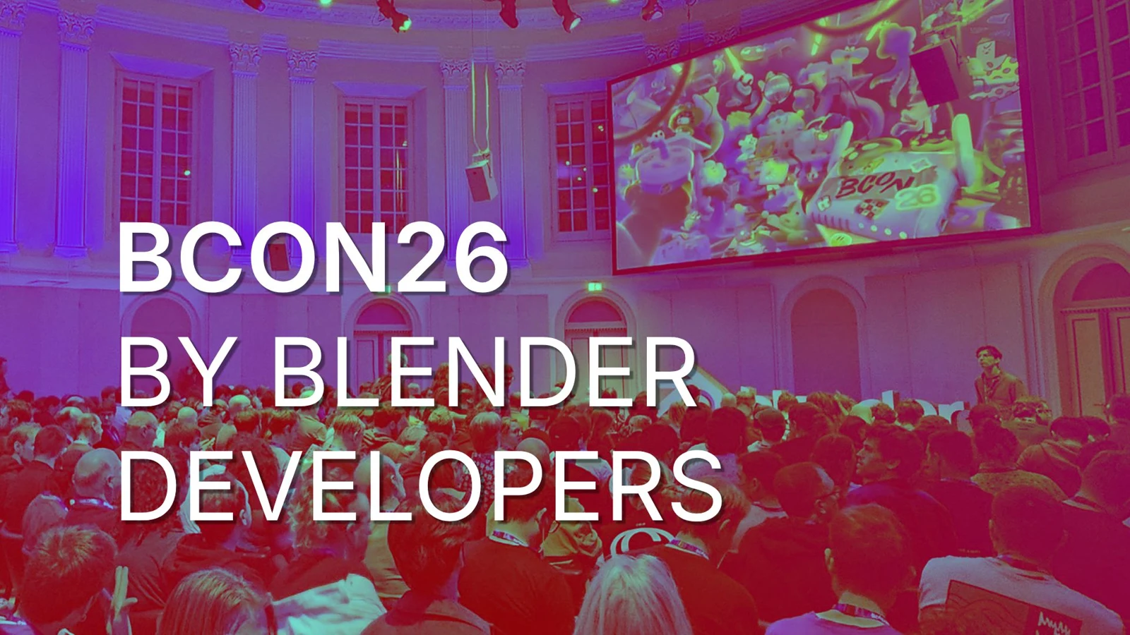Blender开发者大会BCON26演讲回顾的官方新闻封面